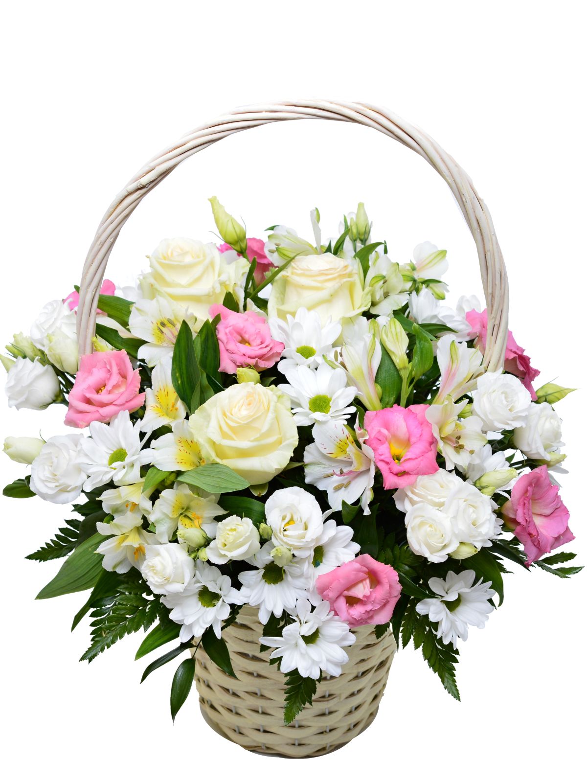Bella Flower Basket – anniversary bouquet, flower delivery across Europe