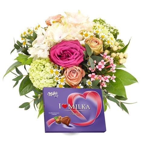 Split Bouquet – anniversary bouquet, flower delivery across Europe