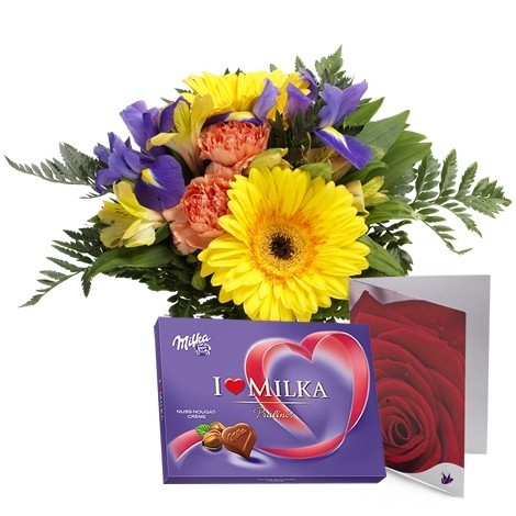 Monte Carlo Set – birthday bouquet, flower delivery across Europe